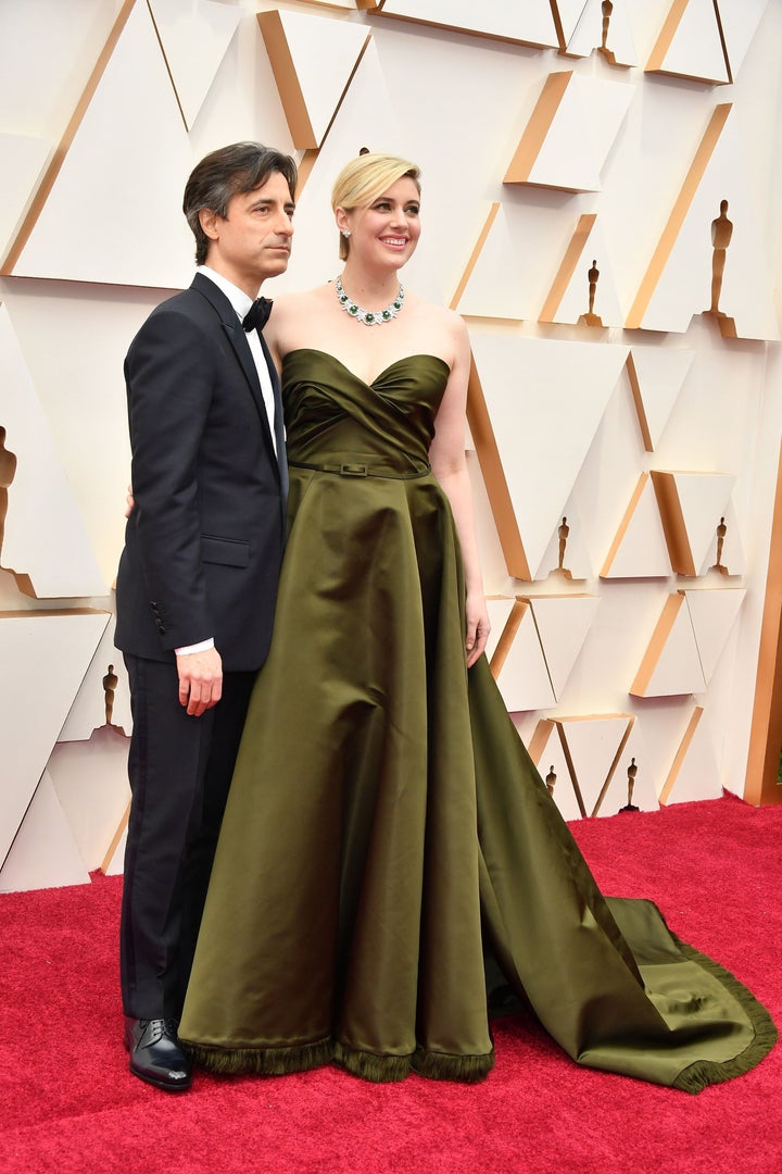 HOLLYWOOD, CALIFORNIA - FEBRUARY 09: (L-R) Noah Baumbach and Greta Gerwig attend the 92nd Annual Academy Awards at Hollywood and Highland on February 09, 2020 in Hollywood, California. (Photo by Amy Sussman/Getty Images)