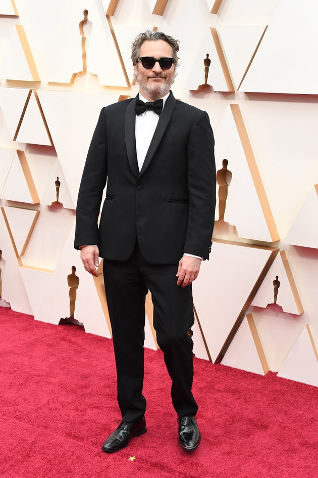 HOLLYWOOD, CALIFORNIA - FEBRUARY 09: Joaquin Phoenix attends the 92nd Annual Academy Awards at Hollywood and Highland on February 09, 2020 in Hollywood, California. (Photo by Steve Granitz/WireImage)