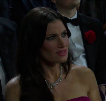 Idina Mezel, reacción a la actuación de Eminem.