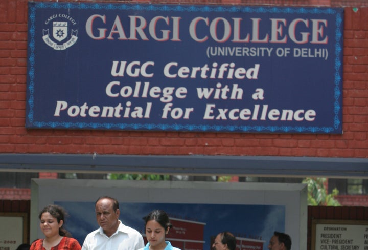 A view of Gargi college.