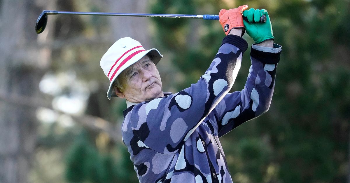 Bill Murray had fun at the Pebble Beach Pro-Am golf tournament