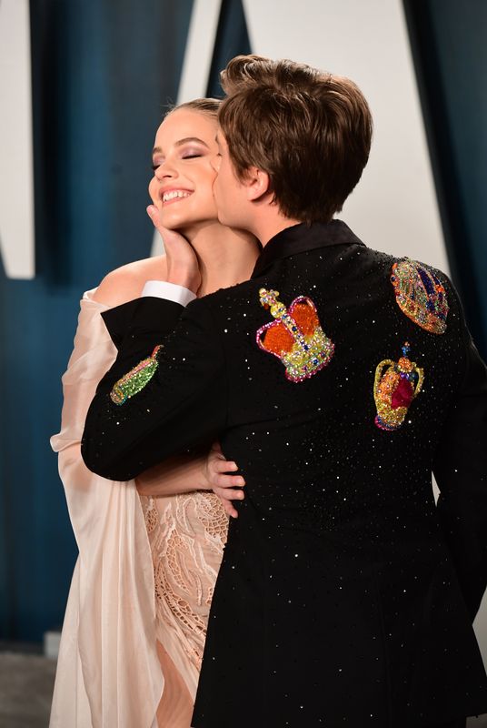 Barbara Palvin and Dylan Sprouse also couldn't keep their hands off one another