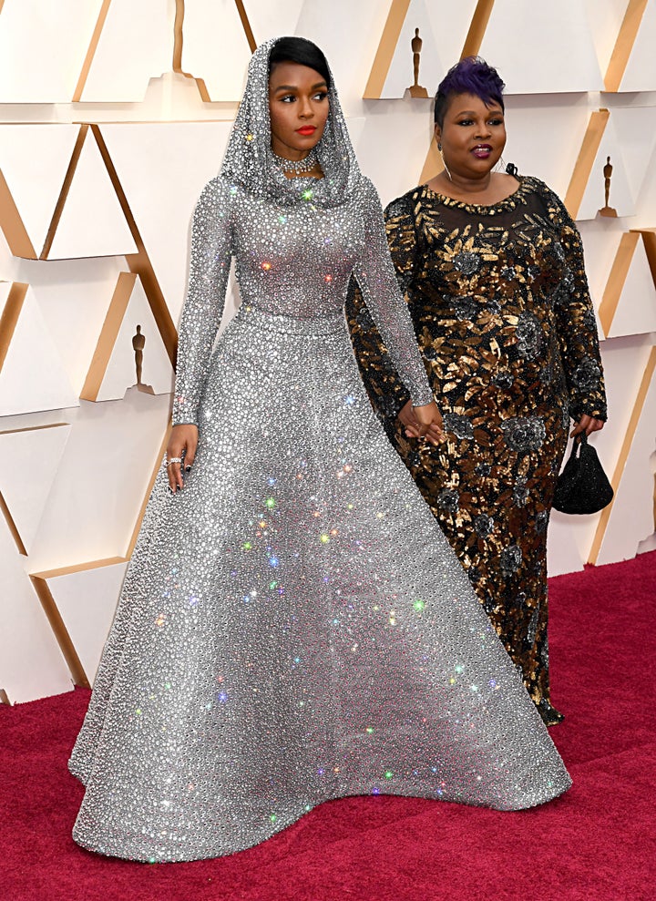 Janelle Monáe brought her mom, Janet, to the Oscars on Sunday.