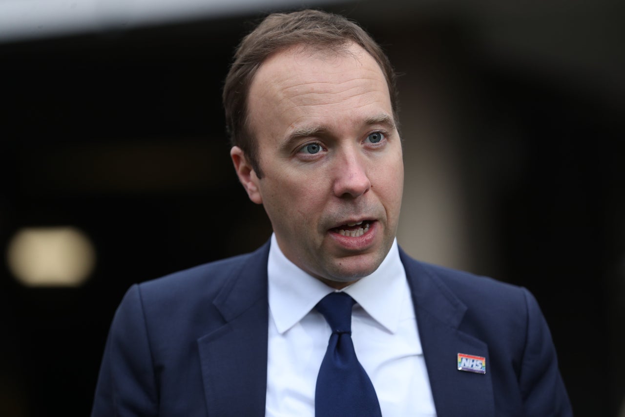 Health secretary Matt Hancock