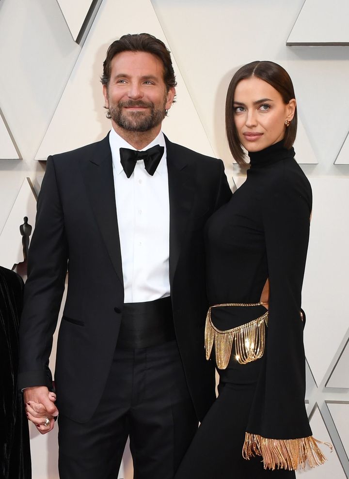 Bradley Cooper and Irina Shayk arrive at the 2019 Oscars.