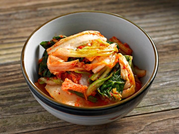 Kimchi is spicy, garlicky, fermented and salted cabbage. It's a Korean food staple, but it caused some hardship for Choi Woo-shik at school.