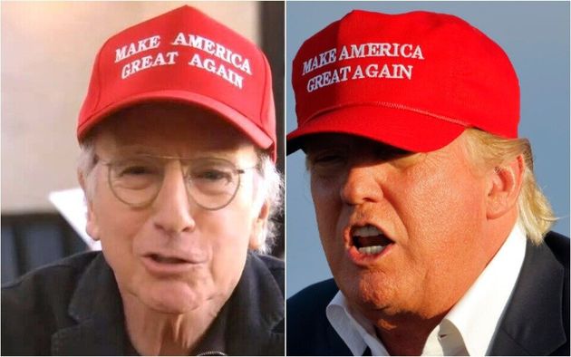 Larry David and Donald Trump. 