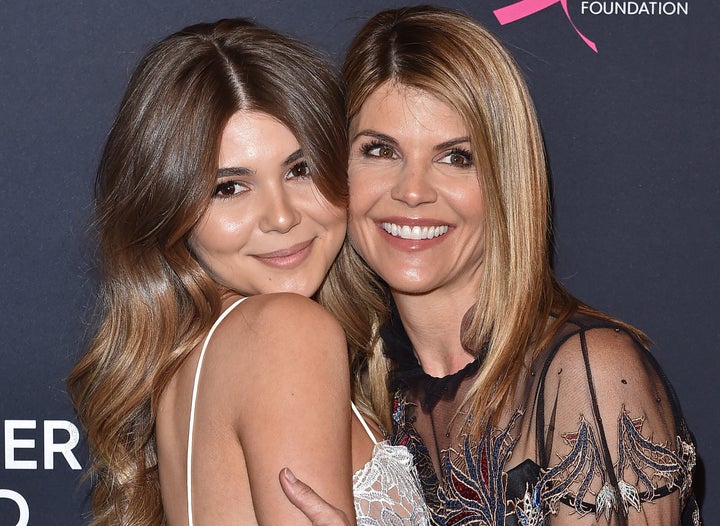 Olivia Jade Giannulli, left, and her mother Lori Loughlin pictured at a benefit evening in 2018.