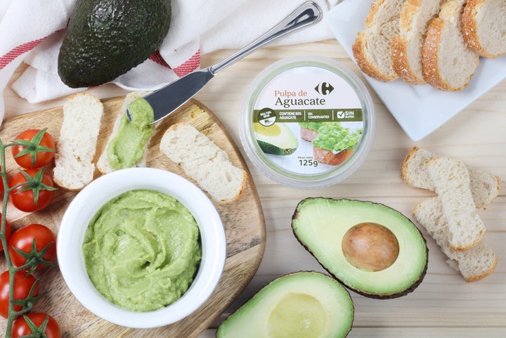 Pulpa de aguacate de Carrefour.