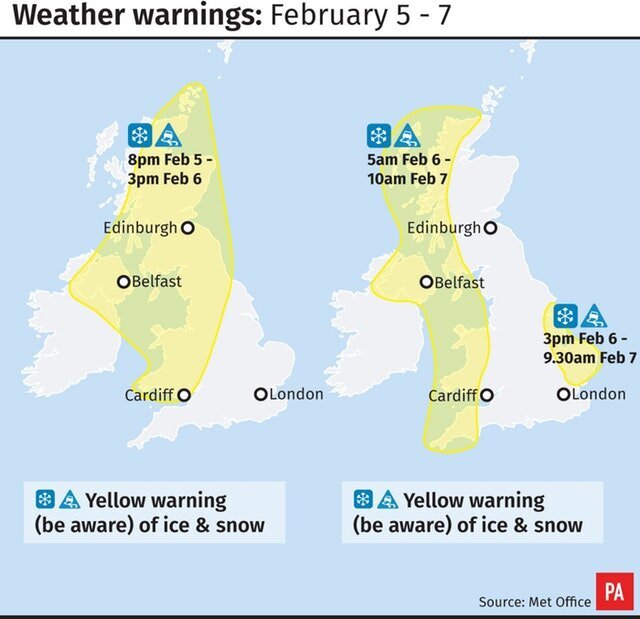 Snow And Ice Warnings Issued As UK Temperatures Plunge | HuffPost UK News