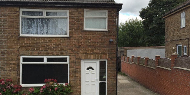 The family home in Bradford of Imran Ameen, 39 and his wife, Farzana Ameen, 40, who are thought to have taken their five children to Syria.