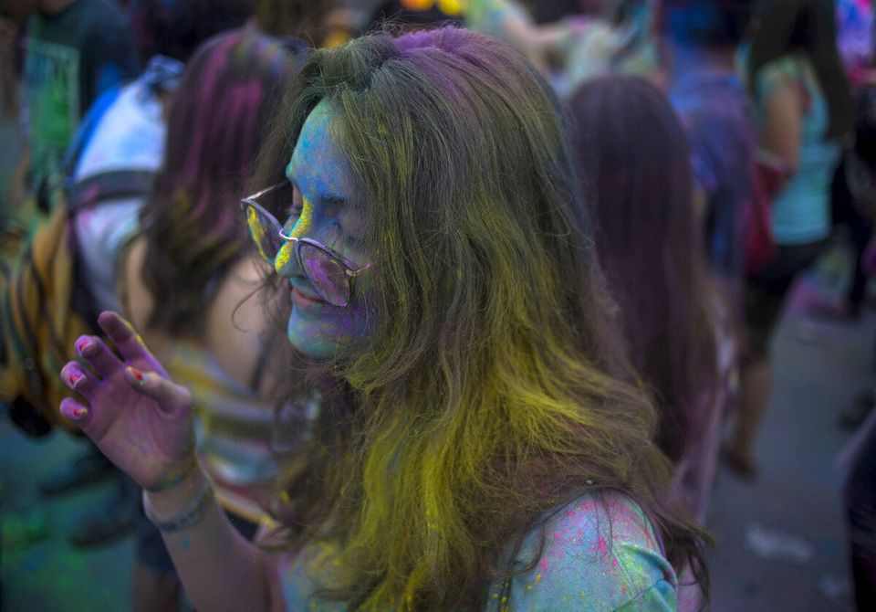 Indian Holi Festival Celebrated In Brooklyn