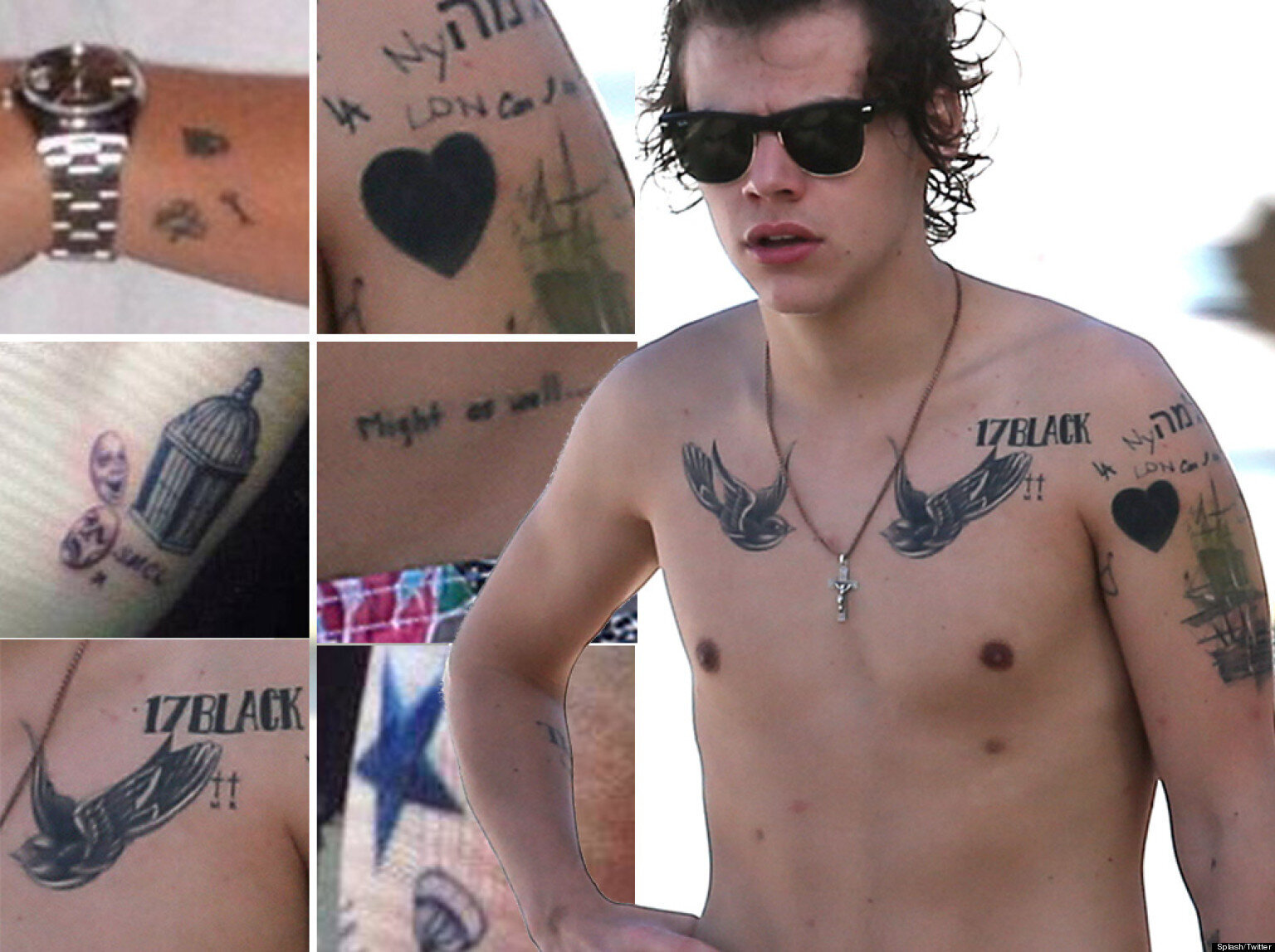 Harry Styles's Tattoos and Their Meanings | POPSUGAR Beauty UK