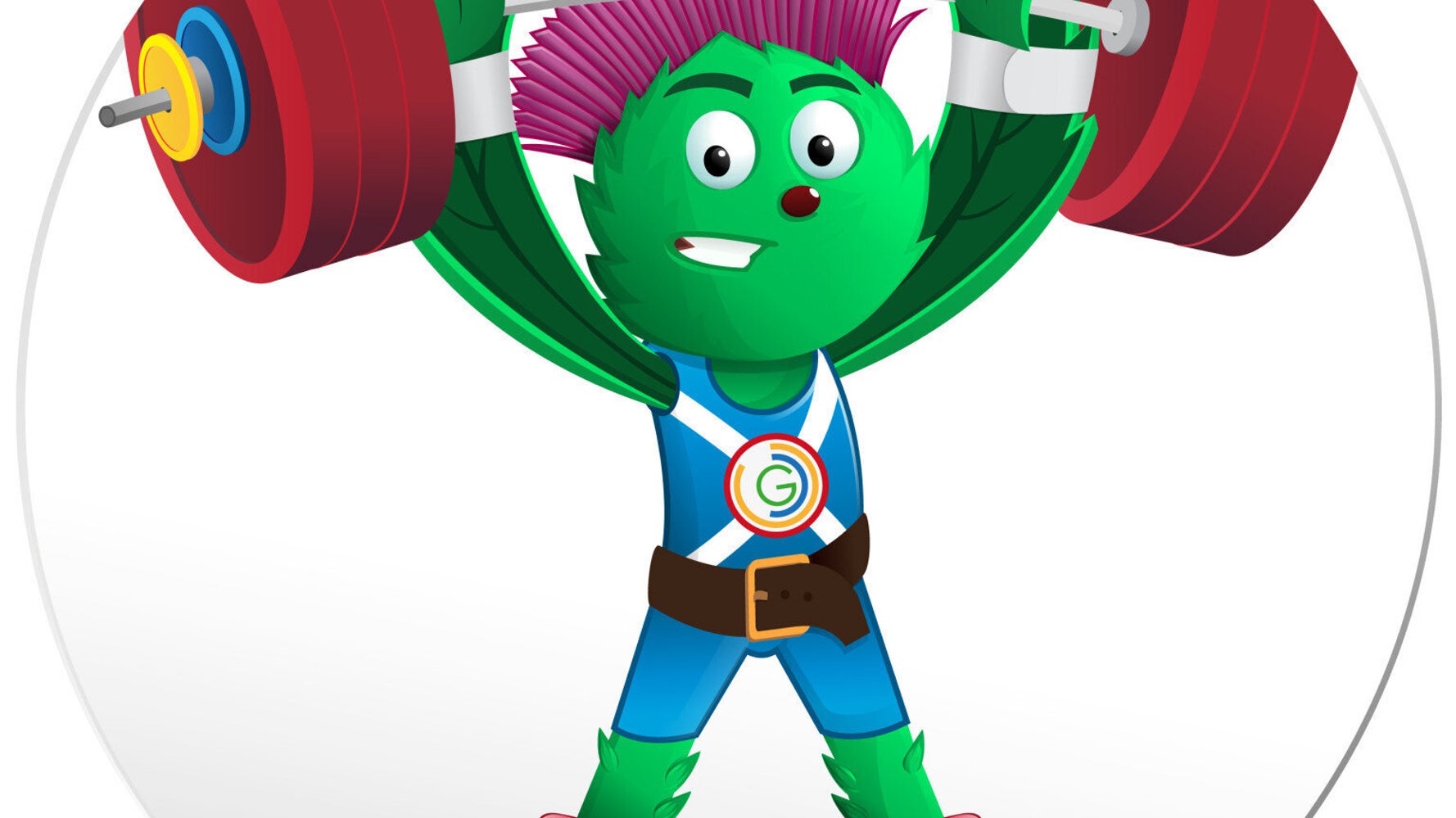 Glasgow 2014 Commonwealth Games Unveils Clyde The Thistle As Mascot  (PICTURES) | HuffPost UK Sport