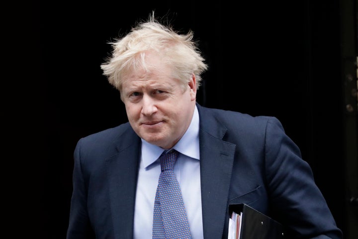 Prime Minister Boris Johnson leaves 10 Downing Street