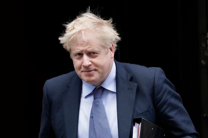 Prime Minister Boris Johnson leaves 10 Downing Street