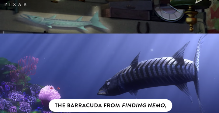 Toy Story 4 Easter Egg: The Barracuda That Ate Nemo's Mom In