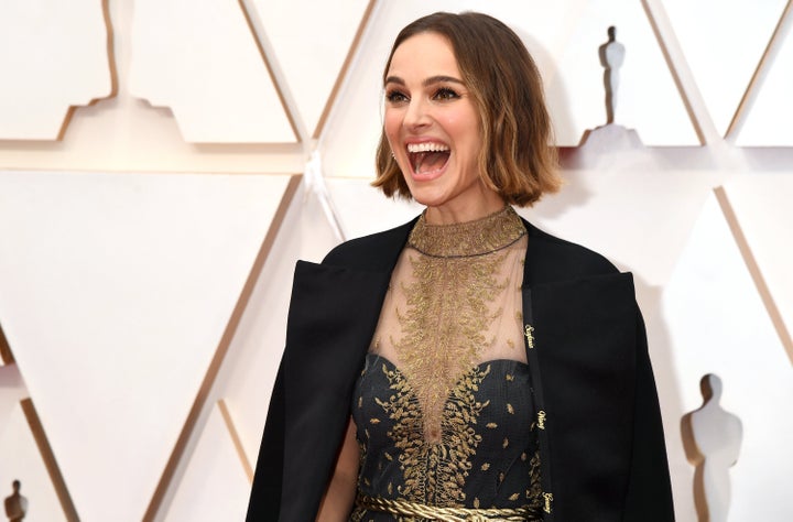 Natalie Portman en los Oscar 2020.