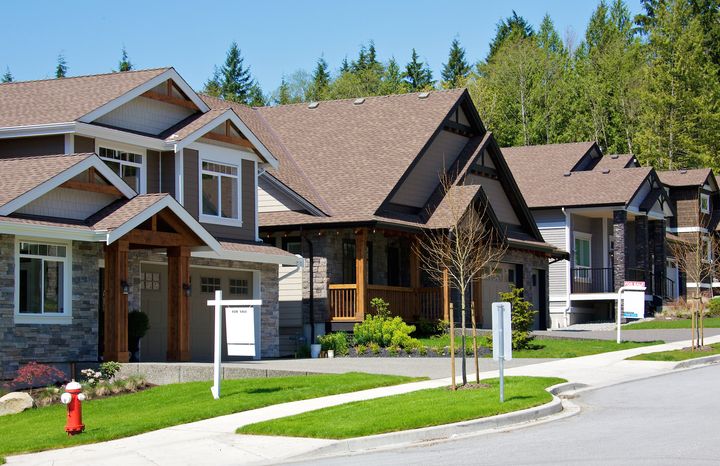 A stock photo of suburban homes in Greater Vancouver. The city has seen very little interest in the federal First-Time Homebuyer Incentive.