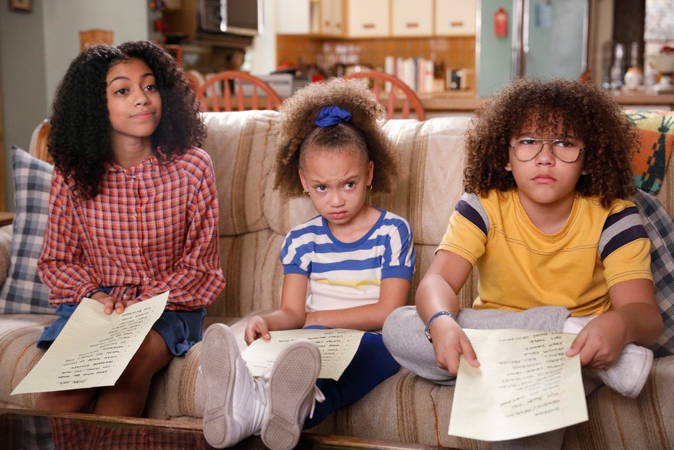 A scene from ABC’s “Mixed-ish."
