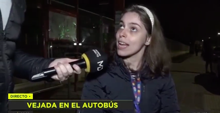 La víctima del ataque del conductor.