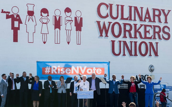 The Culinary Union headquarters in Las Vegas. The union is a powerhouse in Nevada politics.