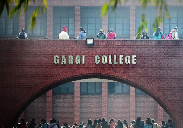 Students at Delhi University's Gargi