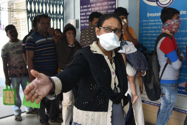 KOLKATA, INDIA - FEBRUARY 3: A view of the emergency ward of the Beleghata I.D. and B.G. Hospital where...