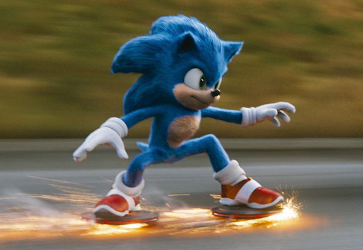 Sonic The Hedgehog, as depicted in the new film