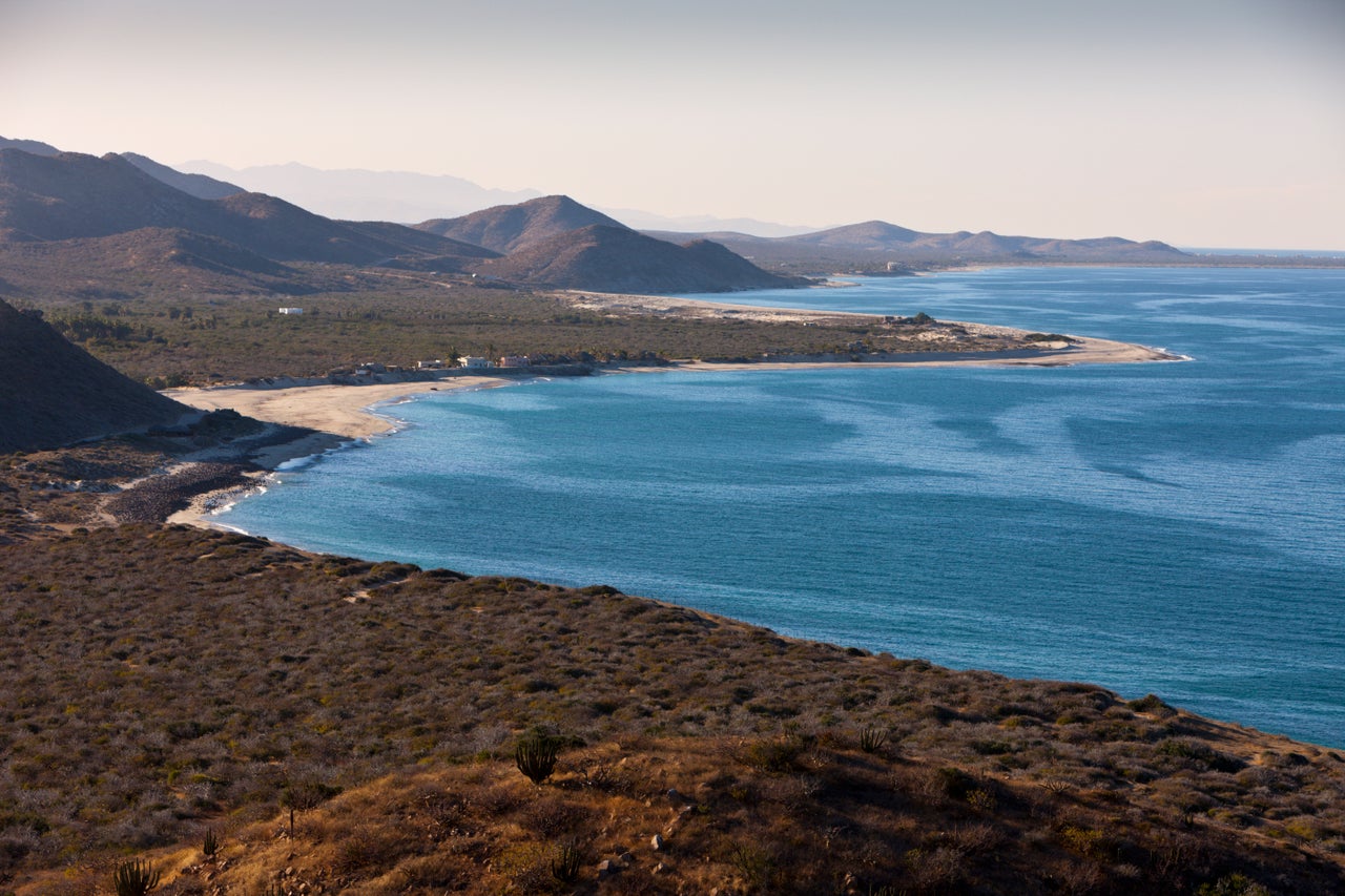 A view of the coastline in Cabo Pulmo National Marine Park.