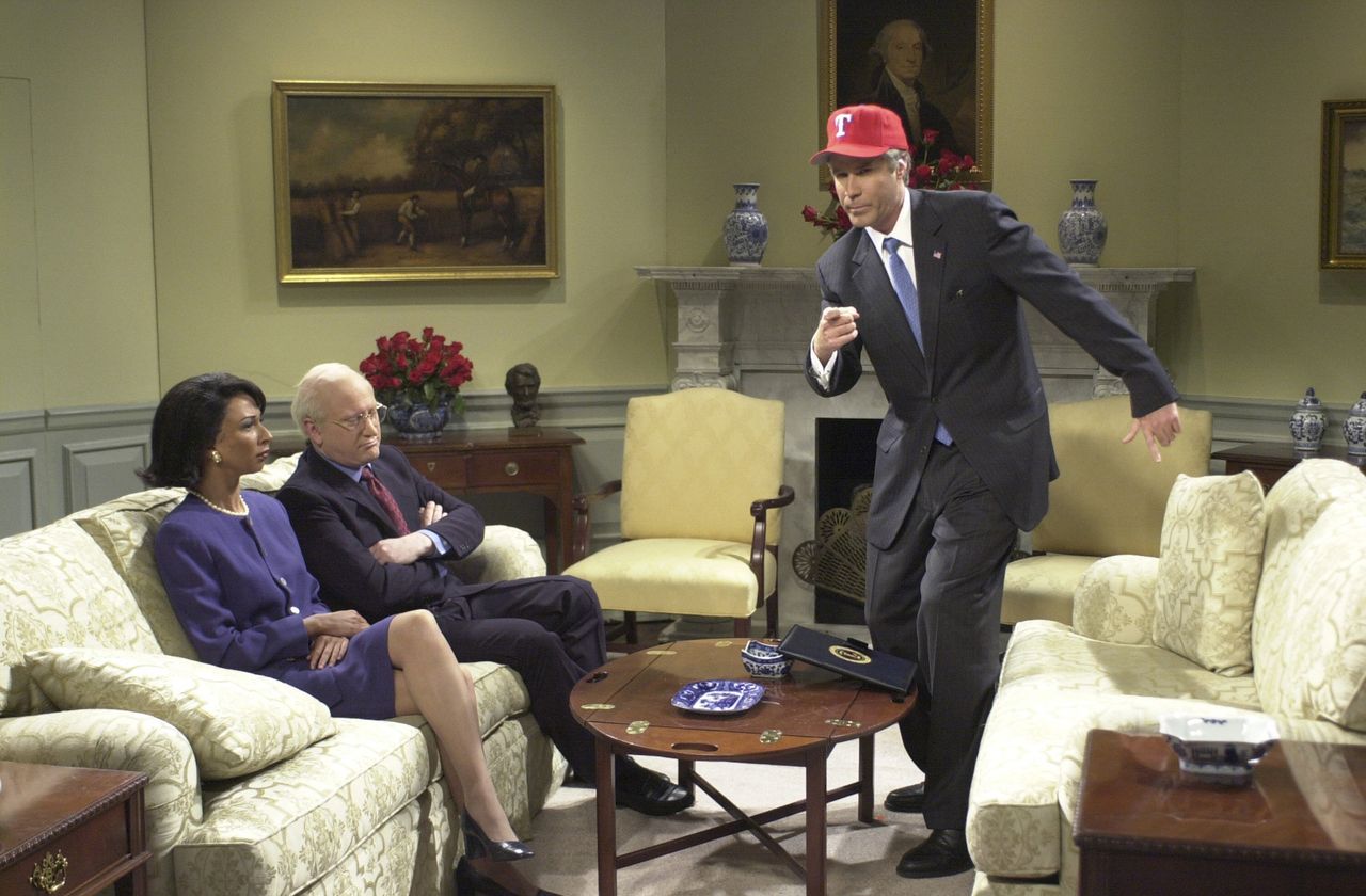 Will Ferrell playing George W. Bush on "Saturday Night Live" in 2002.