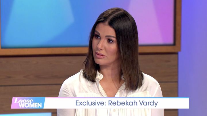 Rebekah Vardy appeared on Loose Women