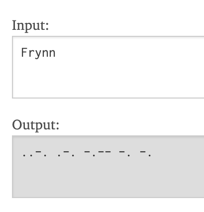 Morse Code World translator