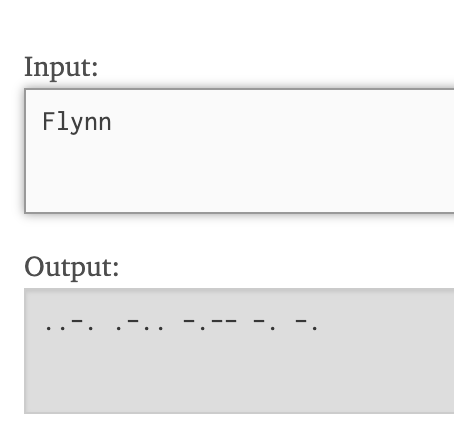 Morse Code World translator