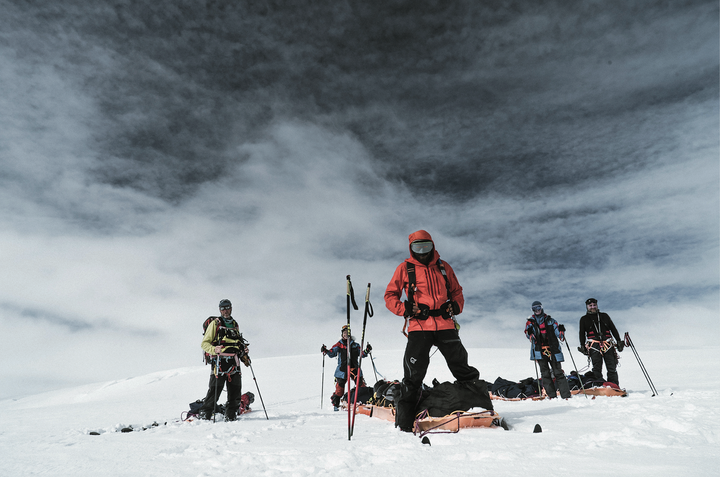 L'équipe du Sea & Ice Project en Antarctique