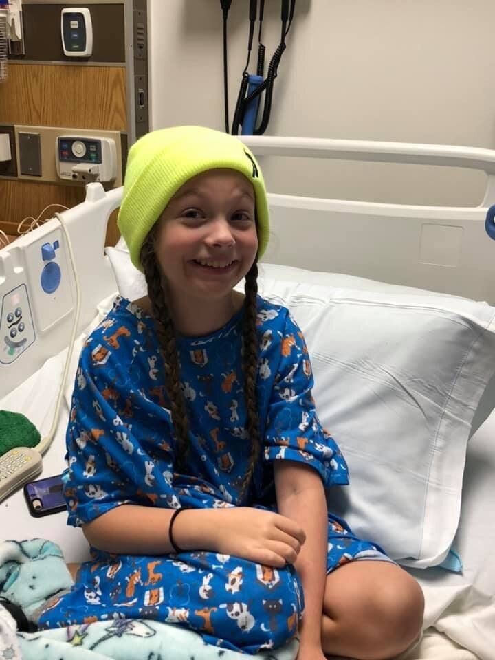 Getting a diagnosis has not necessarily helped Sawyer, 11, with her daily pain. 