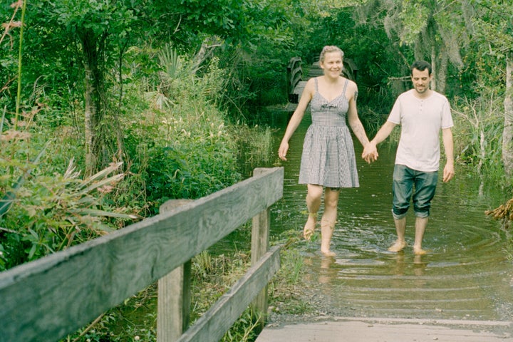 Dan et moi à la réserve naturelle de Barataria