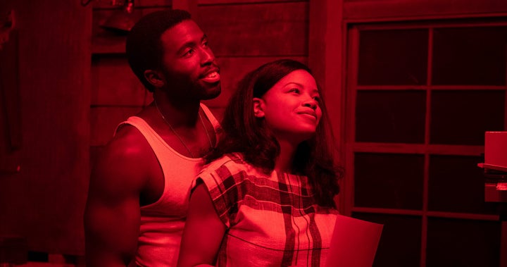 Nora (Chanté Adams) and Isaac (Y'lan Noel) in "The Photograph."