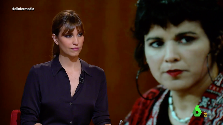 La presentadora de El Intermedio Sandra Sabatés.
