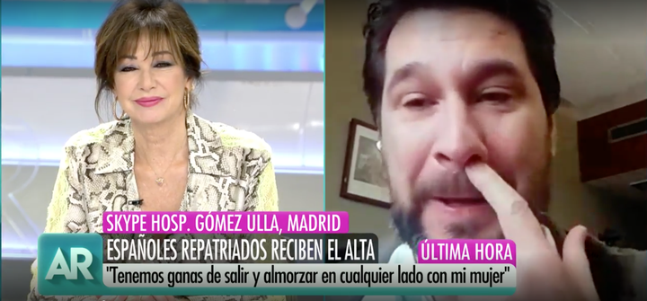 Momento del programa de Ana Rosa Quintana