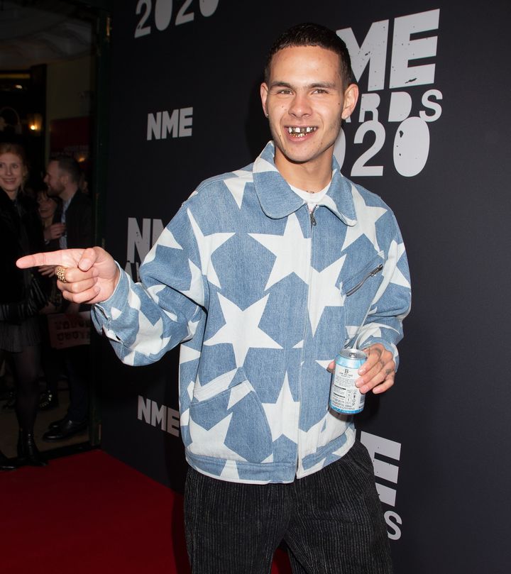 Slowthai at the NME Awards