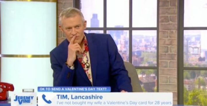 Jeremy Vine reacts to the sudden C-bomb on his live panel show