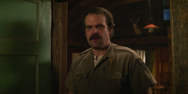 David Harbour in Stranger Things