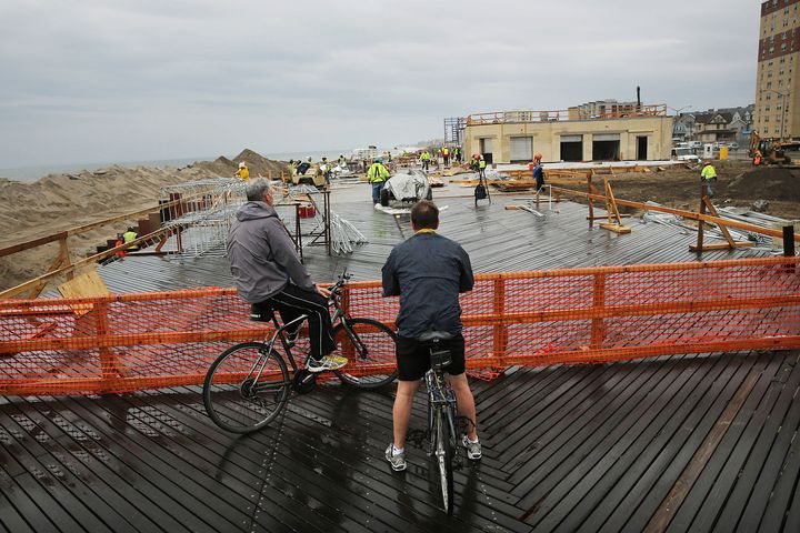 Neighborhoods in the Rockaways remained damaged for months after 2012's Superstorm Sandy. 