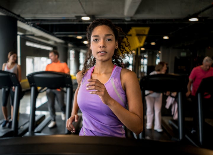 Many rude gym behaviors involve the use of shared equipment. 