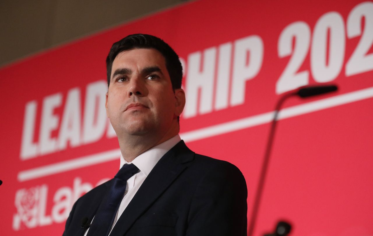 Richard Burgon during the deputy Labour leadership hustings at the ACC Liverpool.