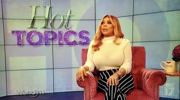 Wendy Williams made the comments on US chat show