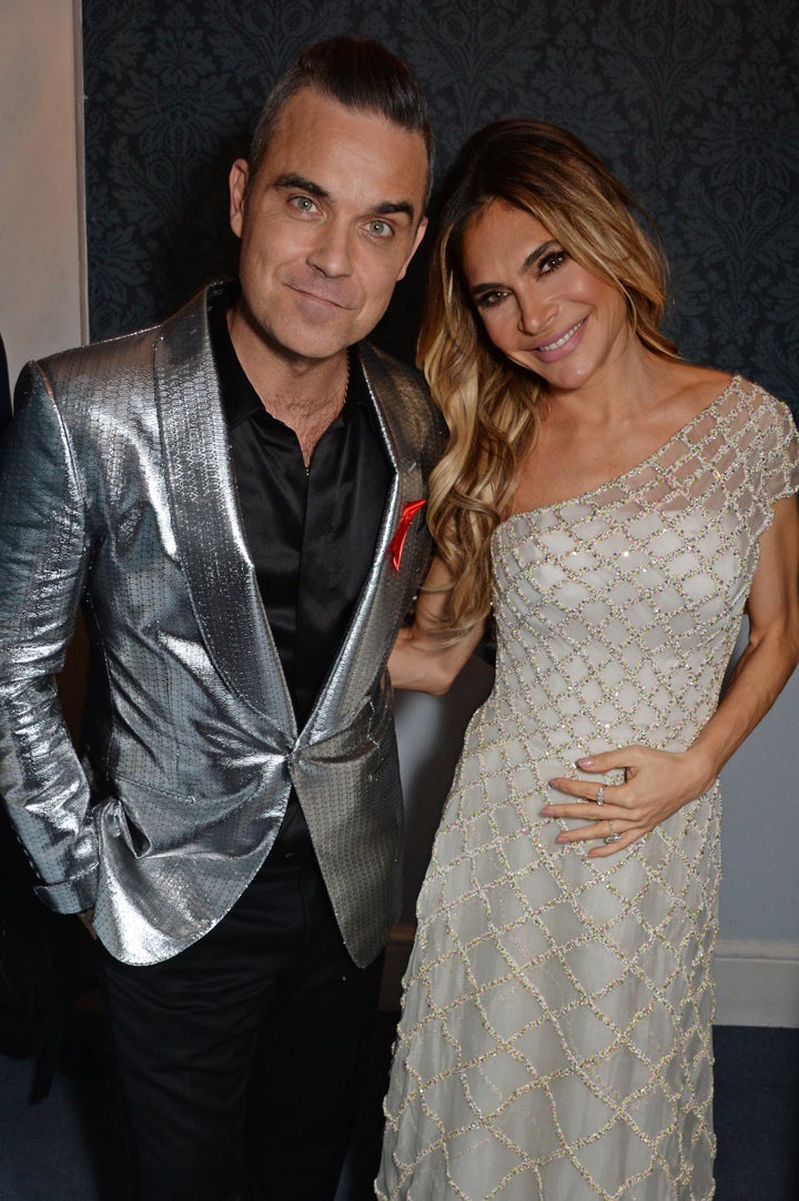 Robbie Williams and Ayda Field