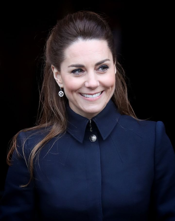 LOUGHBOROUGH, - FEBRUARY 11: Catherine, Duchess of Cambridge visits the Defence Medical Rehabilitation Centre, Stanford Hall on February 11, 2020 in Loughborough, United Kingdom. Known as ‘DMRC Stanford Hall’, the centre is operated by the MOD and began admitting patients in October 2018. They deliver in-patient and residential rehabilitation to serving members of the Armed Forces. (Photo by Chris Jackson/Getty Images)