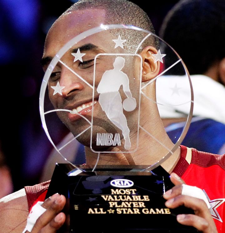 How many times did Kobe Bryant win the NBA All-Star Game MVP award? - AS USA